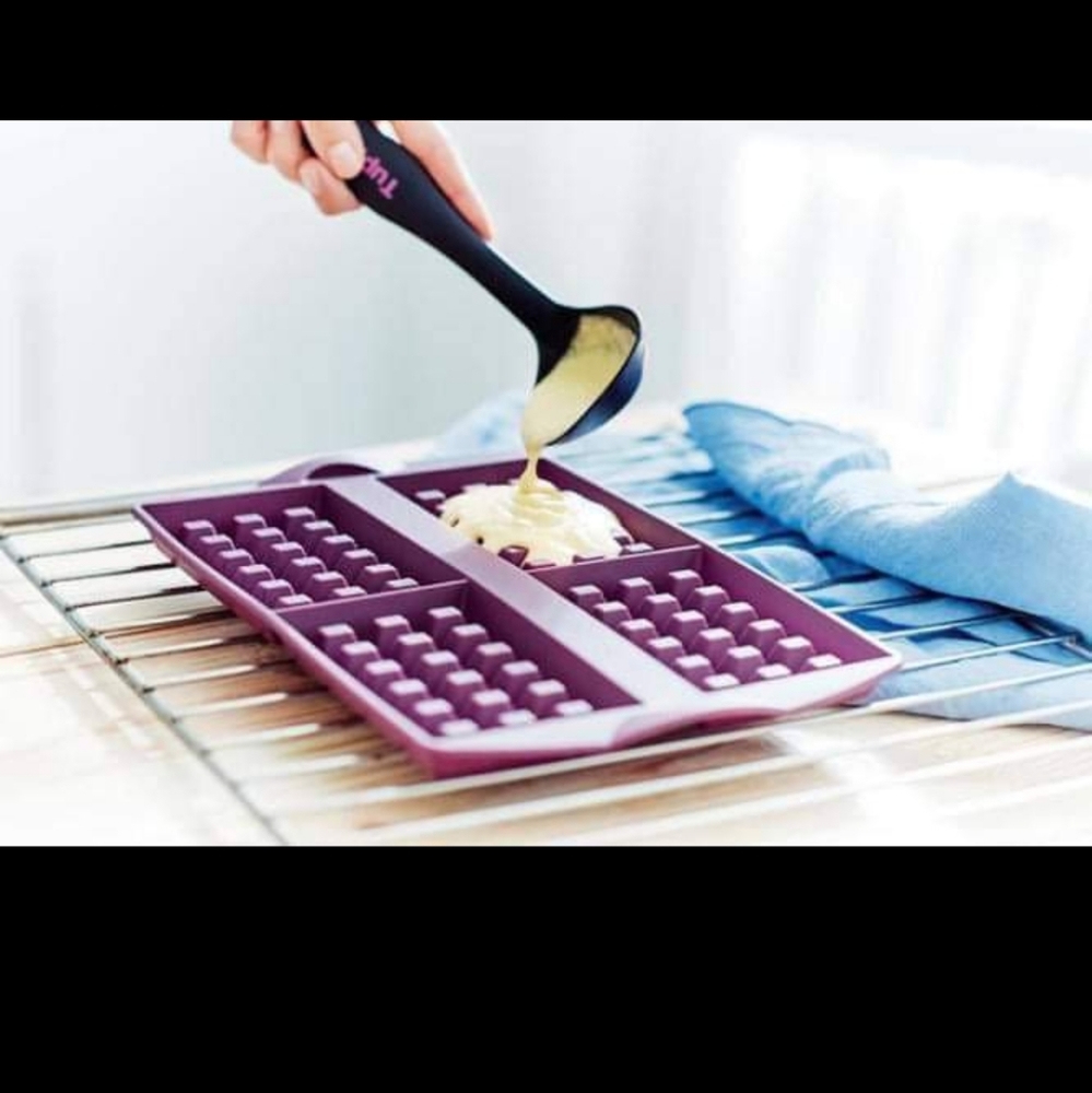 Tupperware Waffle Silicone New